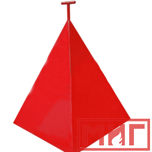 Фото 17 - Пожарная пирамида для пожарного гидранта 950x950x1150 (Четырехгранная).